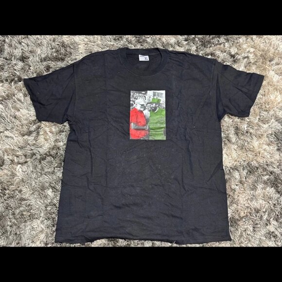 XL -The Greater Good Men's Black T-Shirt Short Sleeve Graphic Print - Picture 1 of 5